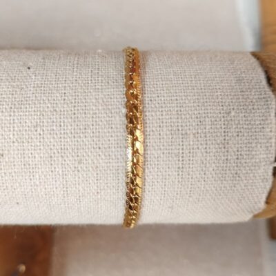 Bracelet en Acier Inoxydable Doré