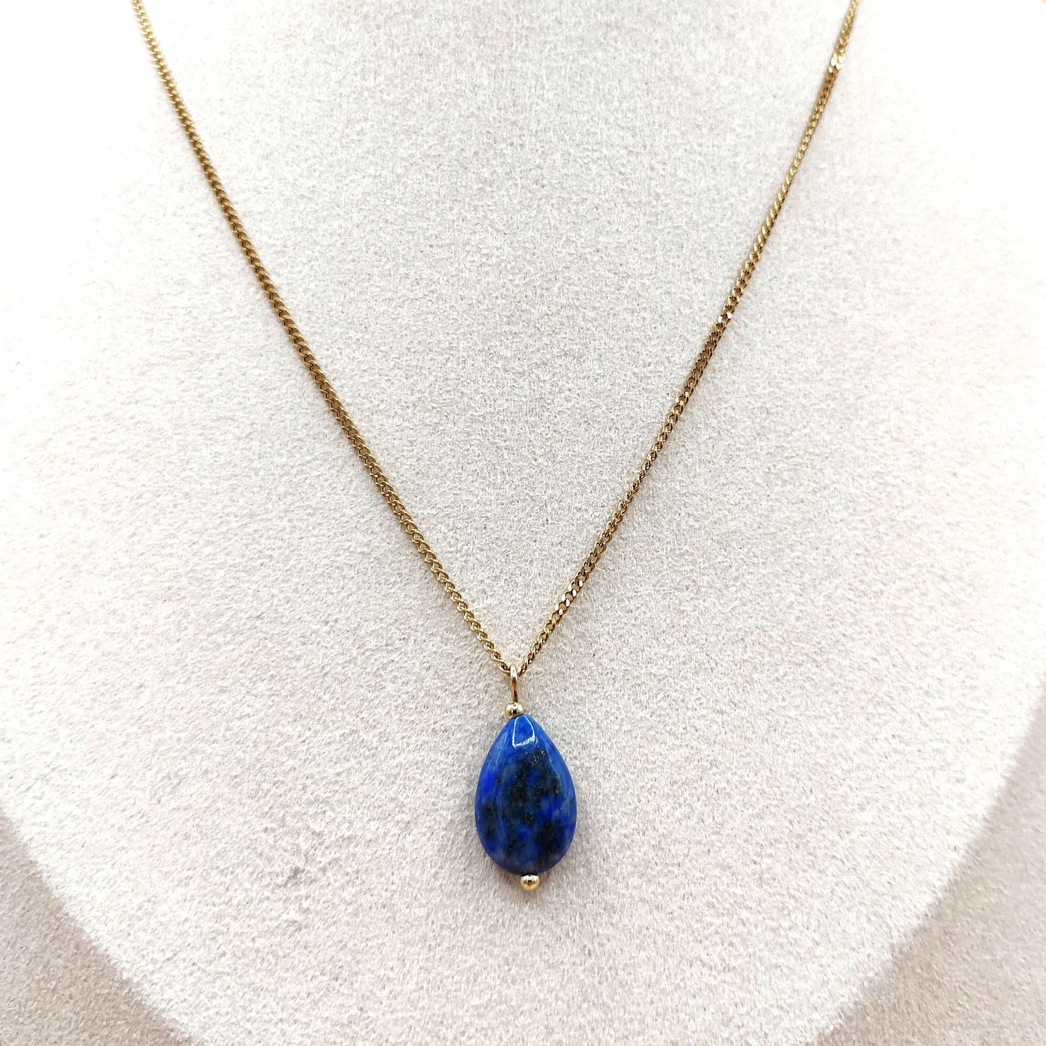 collier pendnetif Lapis-lazuli